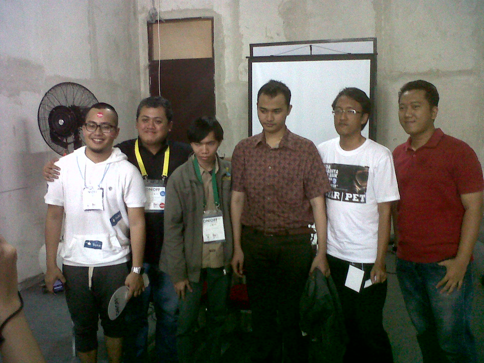 Dimas dan banyak tokoh di dunia perbloggeran Indonesia di medio 2011 saat event Pesta Blogger on-off di Epicentrum Kuningan, Jakarta